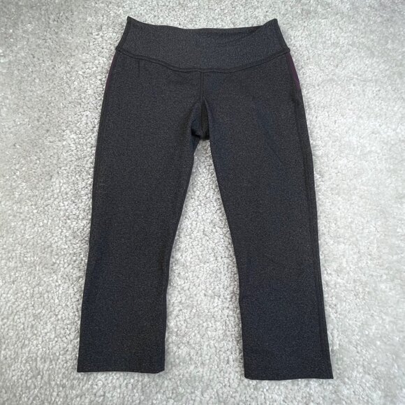 Beyond Yoga Gray Purple Low Rise Capri Legging - Picture 1 of 7